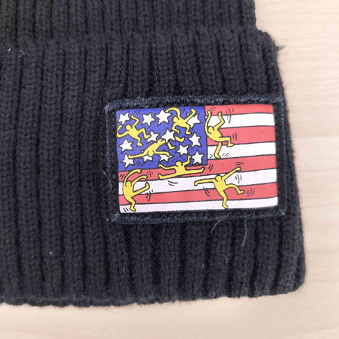 ニューエラ NEW ERA コラボ 星条旗 ロゴ  アクリル ウール ニット キャップ ビーニー メンズ
